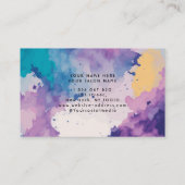 Nails Nail Artist Nail Tech Visitenkarte (Rückseite)