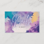 Nails Nail Artist Nail Tech Visitenkarte (Vorderseite)
