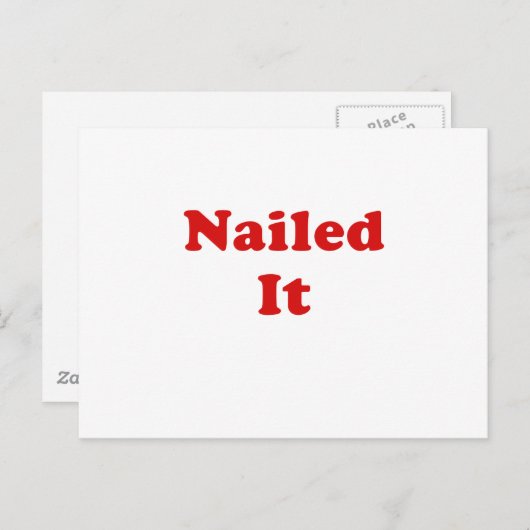 Nails Postkarte (Vorne/Hinten)