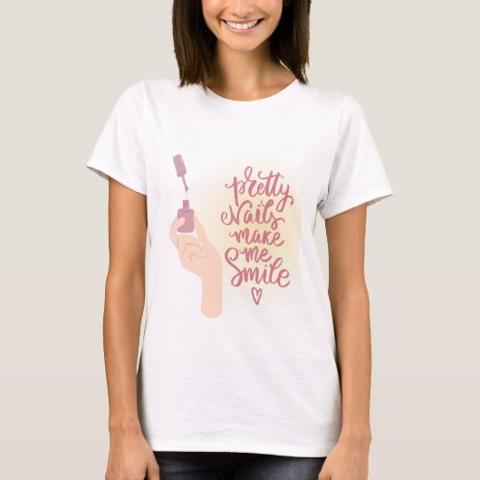 NAILS QUOTE T-Shirt (Vorderseite)