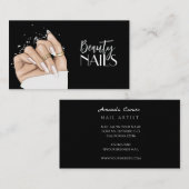 Nails Salon Business Card Visitenkarte (Vorne/Hinten)