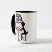 NAILS SALON QUOTE STIL TASSE (Vorderseite Links)