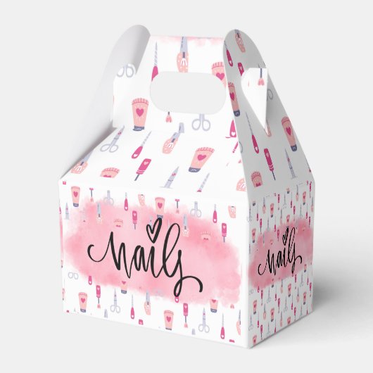 NAILS SALON STYLE GESCHENKSCHACHTEL (Rückseite)