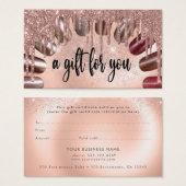 Nails Stilvolle Rose Gold (Vorne & Hinten)