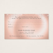 Nails Stilvolle Rose Gold (Rückseite)