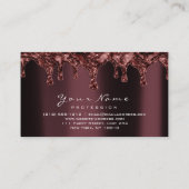 Nails Wacholderwelse Studio Bronze Chocolate Cake Visitenkarte (Rückseite)