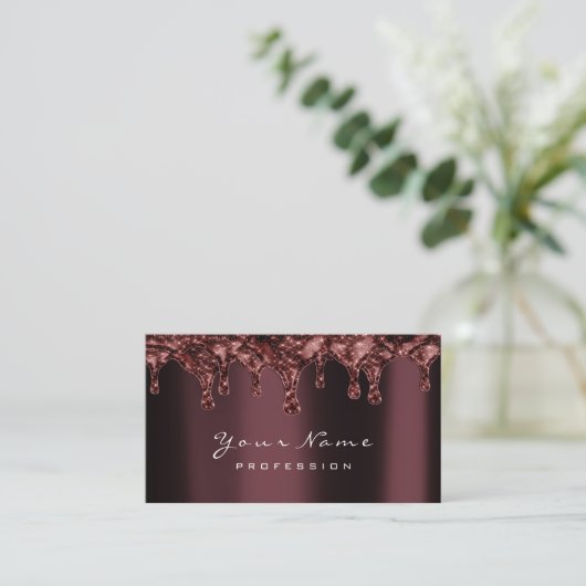 Nails Wacholderwelse Studio Bronze Chocolate Cake Visitenkarte (Stehend Vorderseite)