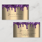 Nails Wachs Epilation Lila Violet Sepia Visitenkarte (Vorne/Hinten)