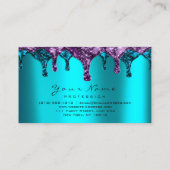 Nails Wachs Epilation Navy Lila BluTeal Visitenkarte (Rückseite)