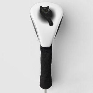 Nails zum Filtern von schwarzen Katzen Golf Headcover