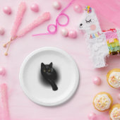 Nails zum Filtern von schwarzen Katzen Pappteller (Party)