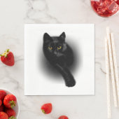 Nails zum Filtern von schwarzen Katzen Serviette (Beispiel)
