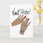 NailTastic! Karte (Gelbe Blume)