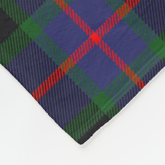 Nairn Clan Abzeichen Tartan Kariert Fleecedecke (Ecke)
