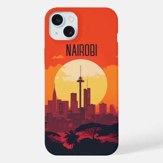 Nairobi iPhone Hülle (Rückseite)