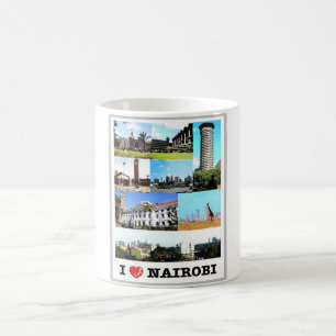 Nairobi - Kenia - I Liebe - Kaffeetasse