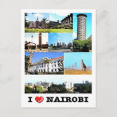 Nairobi - Kenia - I Liebe - Postkarte (Vorderseite)