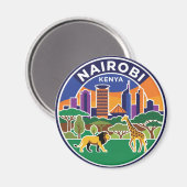 Nairobi, Kenia Kenia Magnet (Vorderseite/Rückseite)