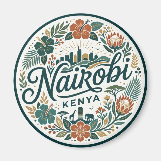 Nairobi Kenia Magnet (Vorne)