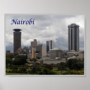 Nairobi - Kenia - Panorama - Poster