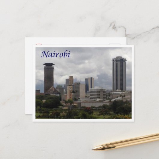 Nairobi - Kenia - Panorama - Postkarte (Vorderseite/Rückseite Beispiel)