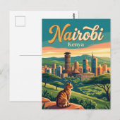 Nairobi Kenia Postkarte (Vorne/Hinten)