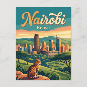Nairobi Kenia Postkarte