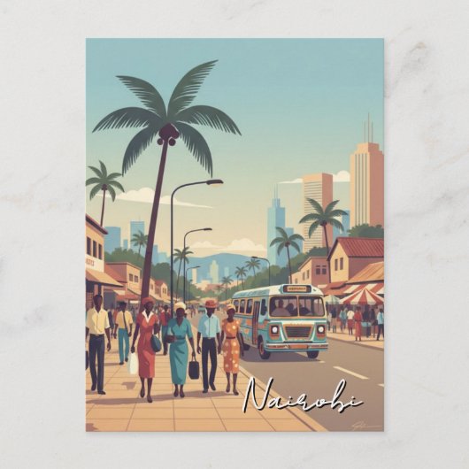 Nairobi Kenia Postkarte (Vorderseite)