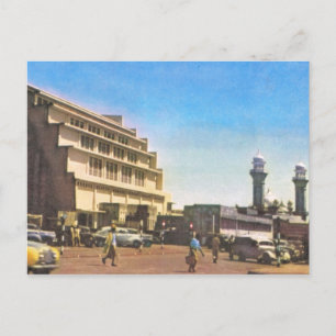 Nairobi, Kenia, Überdachter Markt und Moschee Postkarte