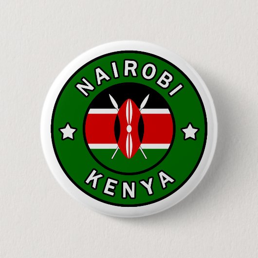 Nairobi Kenya Button (Vorderseite)