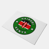 Nairobi Kenya Fußmatte (Schrägansicht)