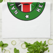 Nairobi Kenya Geschirrtuch (Gefaltet)