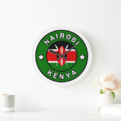 Nairobi Kenya Große Wanduhr (Zuhause)