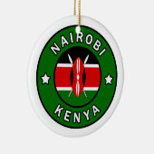 Nairobi Kenya Keramik Ornament (Rechts)