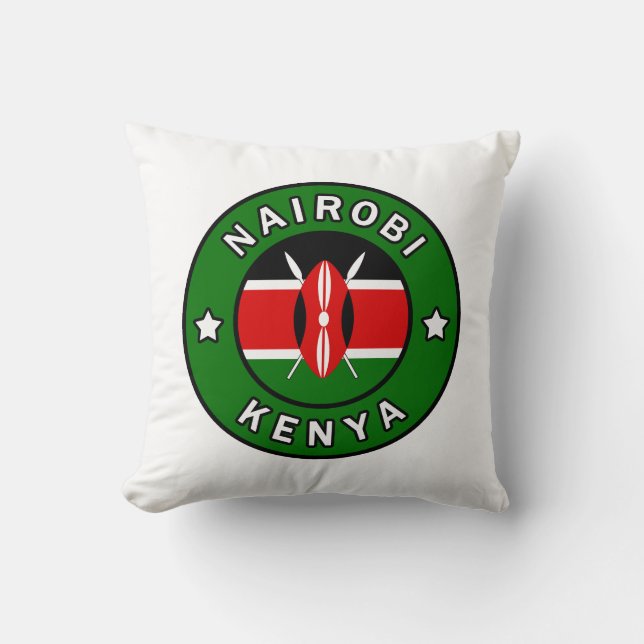 Nairobi Kenya Kissen (Vorderseite)
