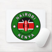Nairobi Kenya Mousepad (Mit Mouse)