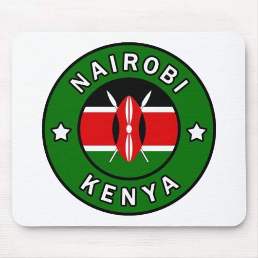 Nairobi Kenya Mousepad (Vorne)