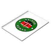 Nairobi Kenya Notizblock (Linke Seite)