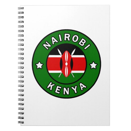 Nairobi Kenya Notizblock (Vorderseite)