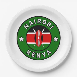 Nairobi Kenya Pappteller
