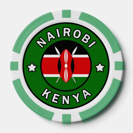 Nairobi Kenya Pokerchips (Vorderseite)
