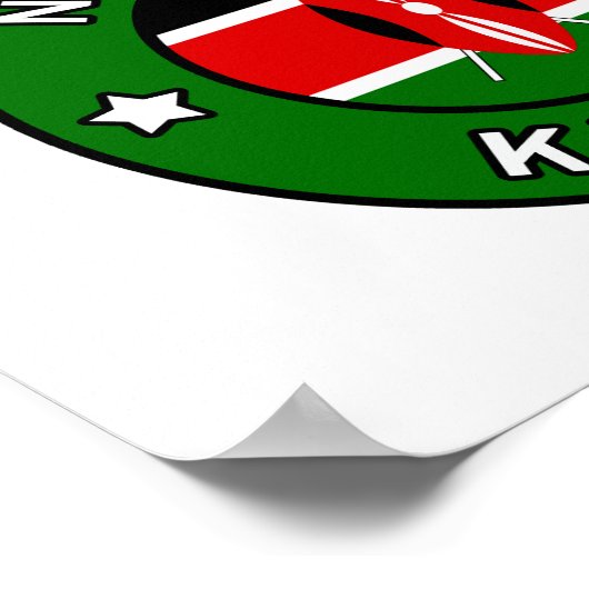 Nairobi Kenya Poster (Ecke)