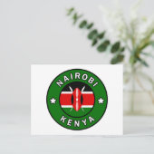 Nairobi Kenya Postkarte (Stehend Vorderseite)