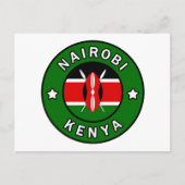 Nairobi Kenya Postkarte (Vorderseite)