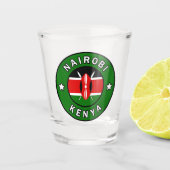 Nairobi Kenya Schnapsglas (Vorderseite)