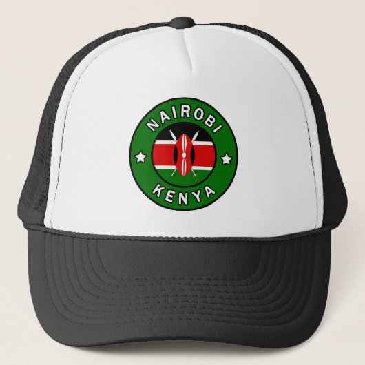 Nairobi Kenya Truckerkappe (Vorderseite)