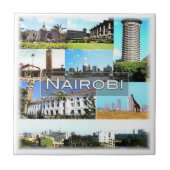 NAIROBI, Mosaik, Kenia, Afrika, Fliese (Vorderseite)