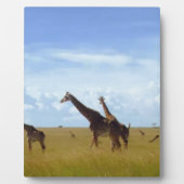 Nairobi Nationalpark Giraffe Design Fotoplatte (Vorderseite)