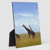 Nairobi Nationalpark Giraffe Design Fotoplatte (Seite)