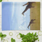 Nairobi Nationalpark Giraffen" Design Küchentuch (Gefaltet)